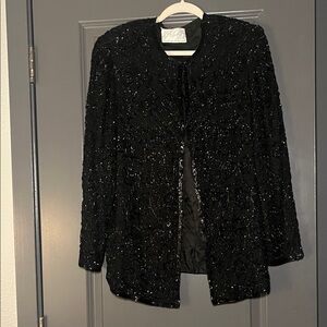 Vintage Lord and Taylor Elegant Black Women's Jacket